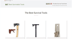 Desktop Screenshot of bestsurvivalisttools.com