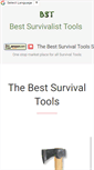 Mobile Screenshot of bestsurvivalisttools.com