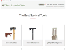 Tablet Screenshot of bestsurvivalisttools.com